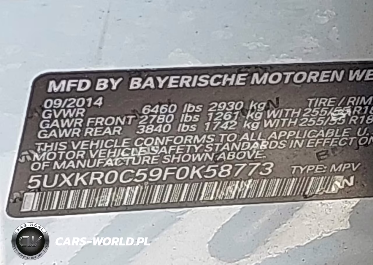 2015 BMW X5 xDrive35I VIN:5UXKR0C59F0K58773 - 9