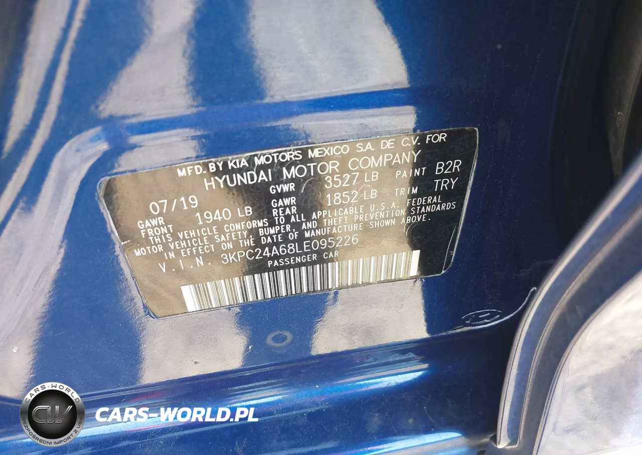 2020 Hyundai Accent Se VIN:3KPC24A68LE095226 - 9