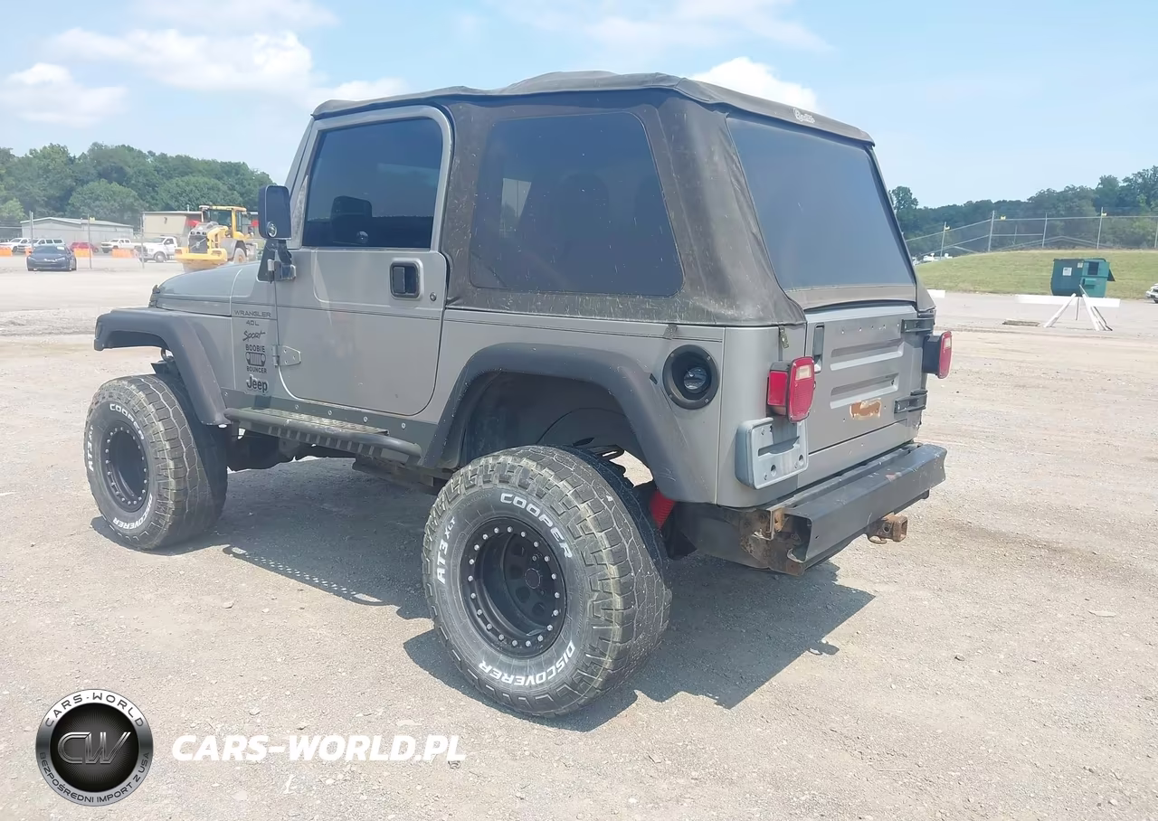 2001 Jeep Wrangler Sport VIN:1J4FA49S71P335956 - 3