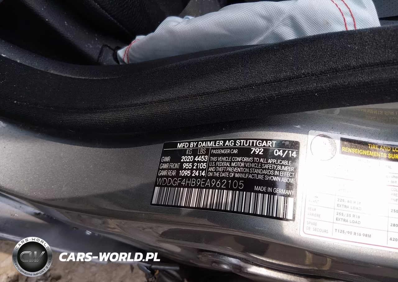2014 Mercedes-Benz C 250 Sport VIN:WDDGF4HB9EA962105 - 9