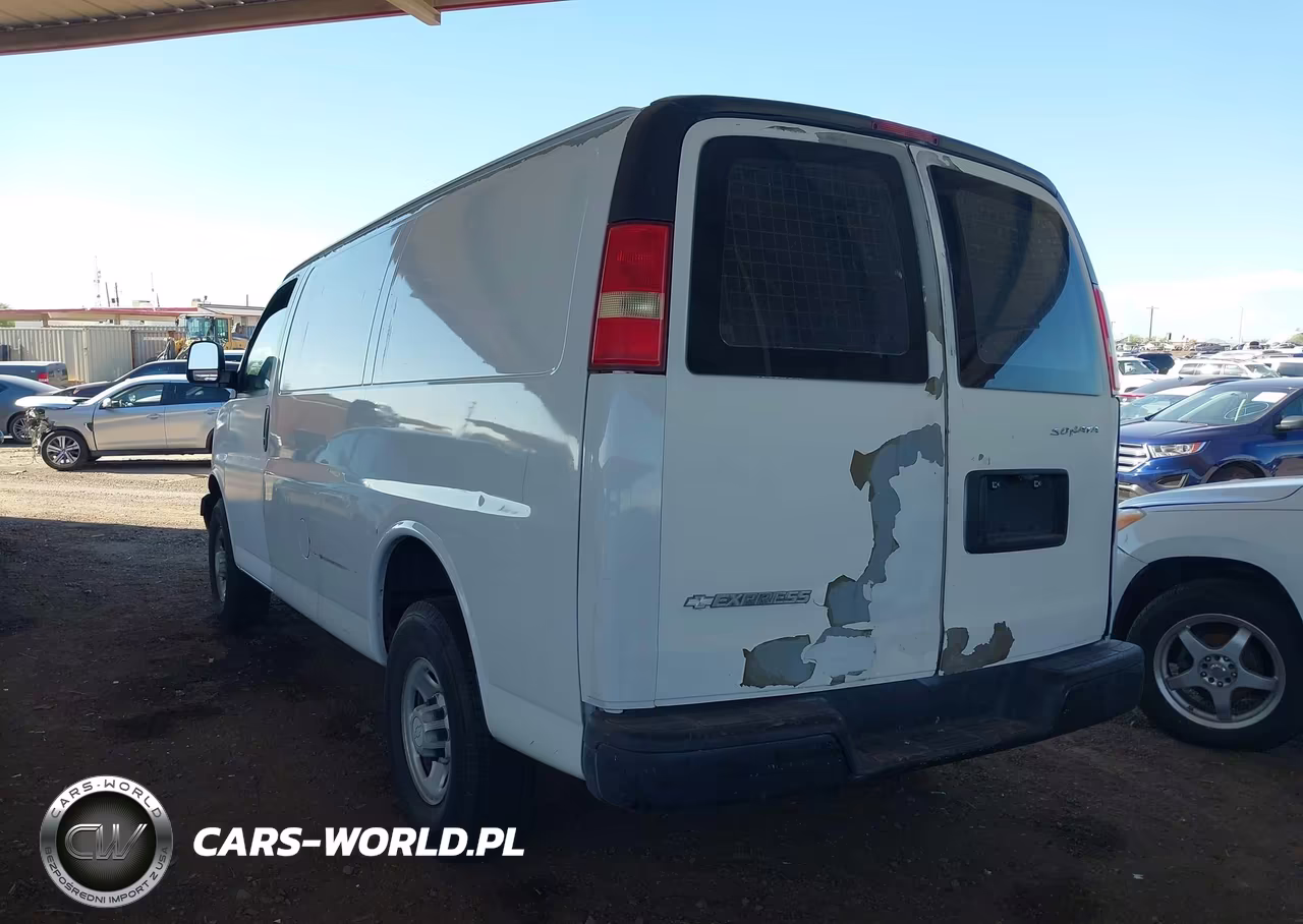 2008 Chevrolet Express Work Van VIN:1GCGG25C181166882 - 3