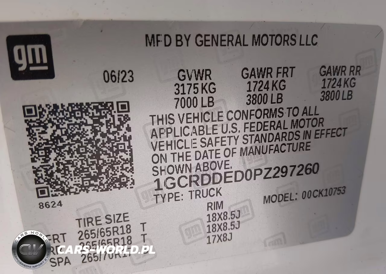 2023 Chevrolet Silverado 1500 4Wd Standard Bed Lt VIN:1GCRDDED0PZ297260 - 9