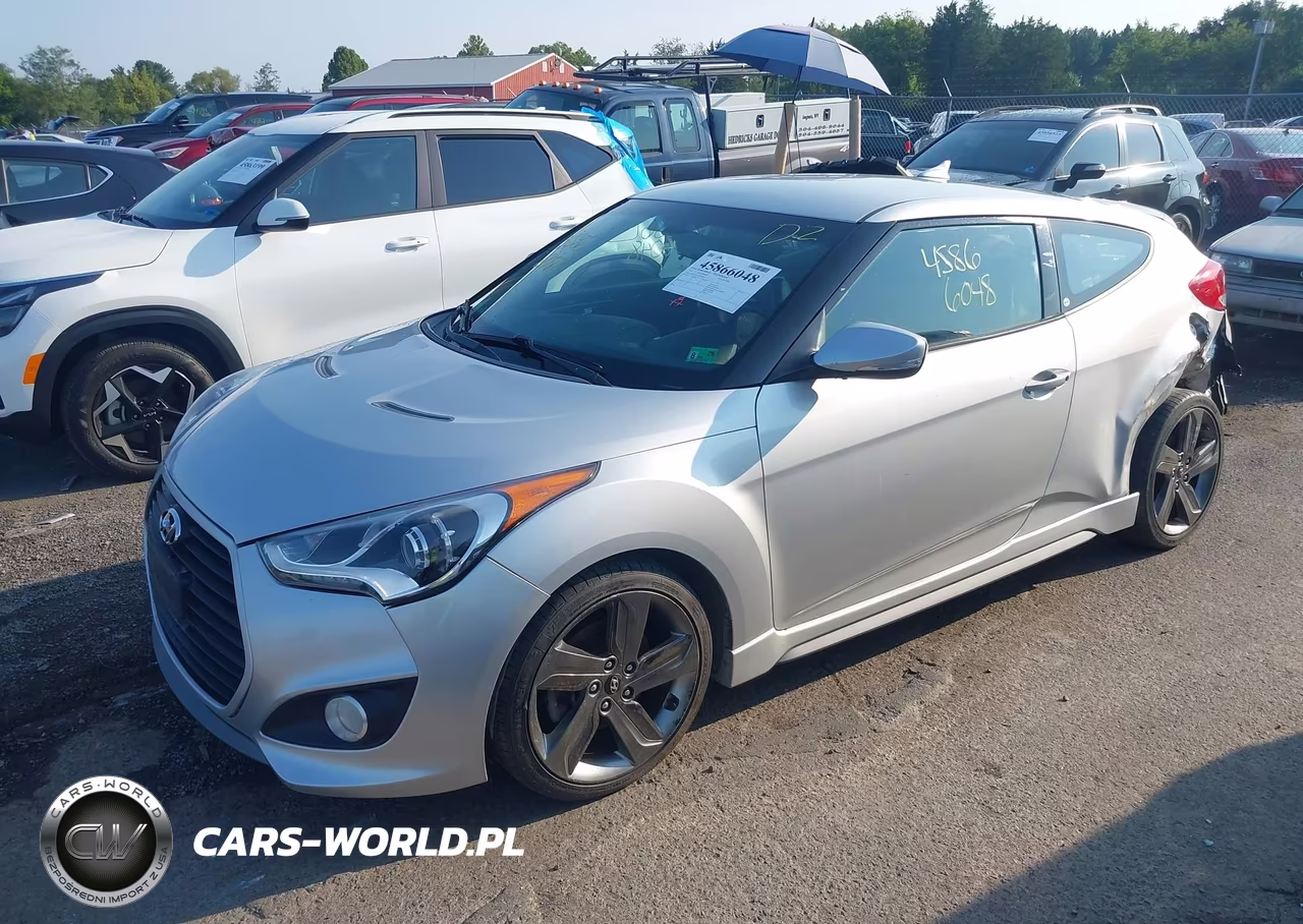2014 Hyundai Veloster Turbo W-Black VIN:KMHTC6AE2EU204604 - 2