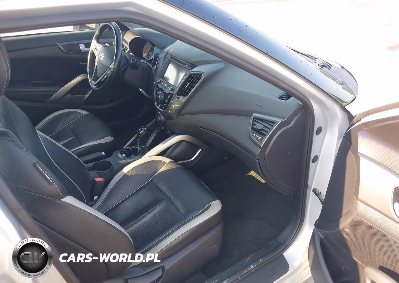 2014 Hyundai Veloster Turbo W-Black VIN:KMHTC6AE2EU204604 - 5