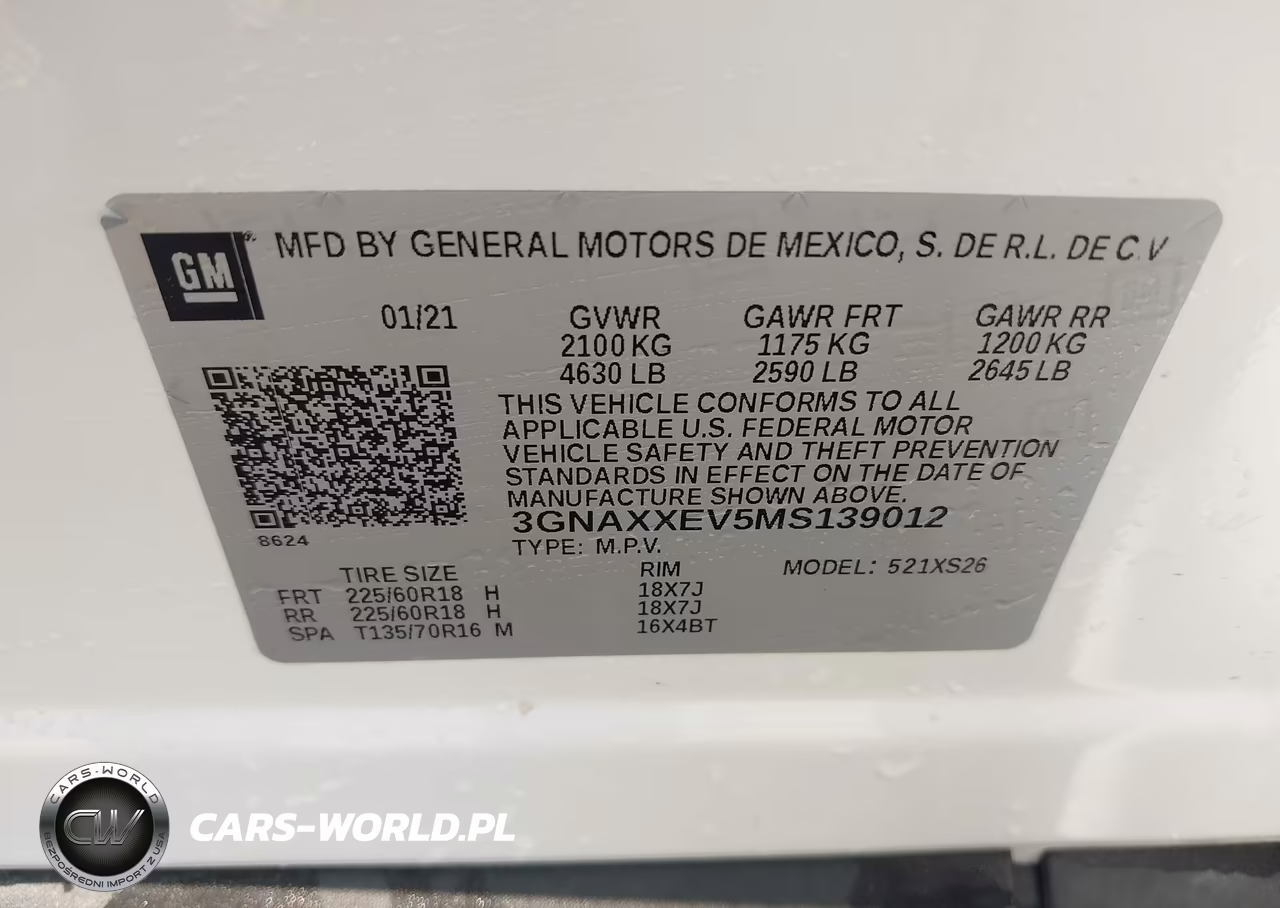 2021 Chevrolet Equinox Awd Premier VIN:3GNAXXEV5MS139012 - 9