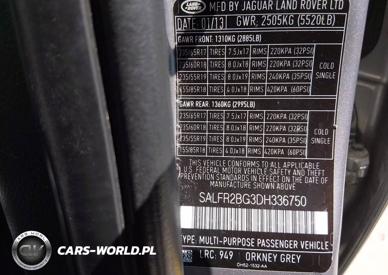 2013 Land Rover Lr2 VIN:SALFR2BG3DH336750 - 9