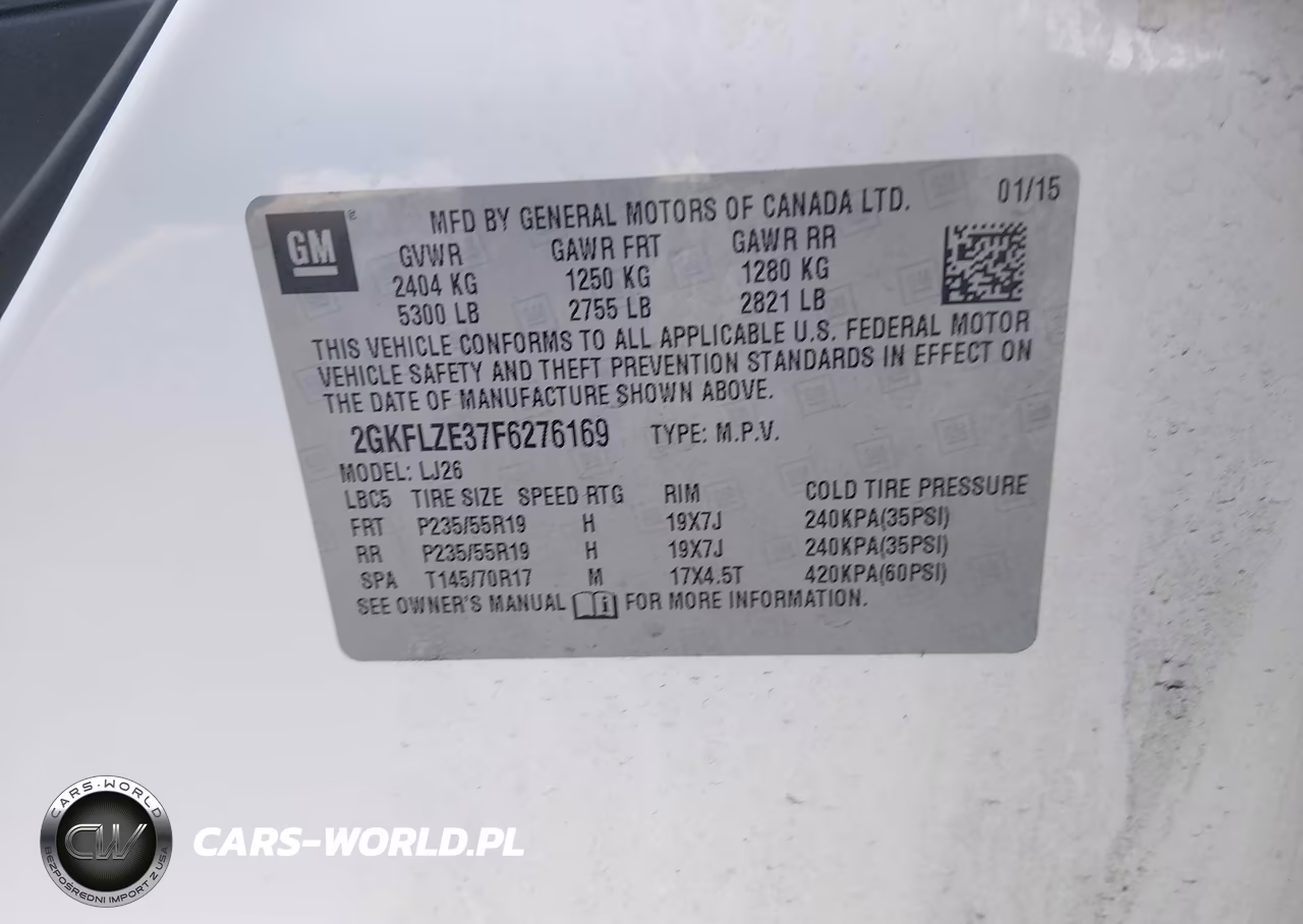2015 GMC Terrain Denali VIN:2GKFLZE37F6276169 - 9