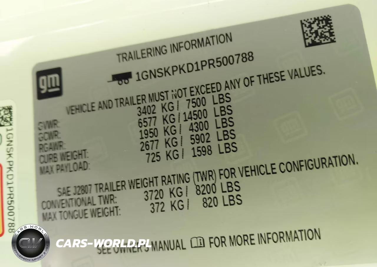 2023 Chevrolet Tahoe 4Wd Z71 VIN:1GNSKPKD1PR500788 - 9