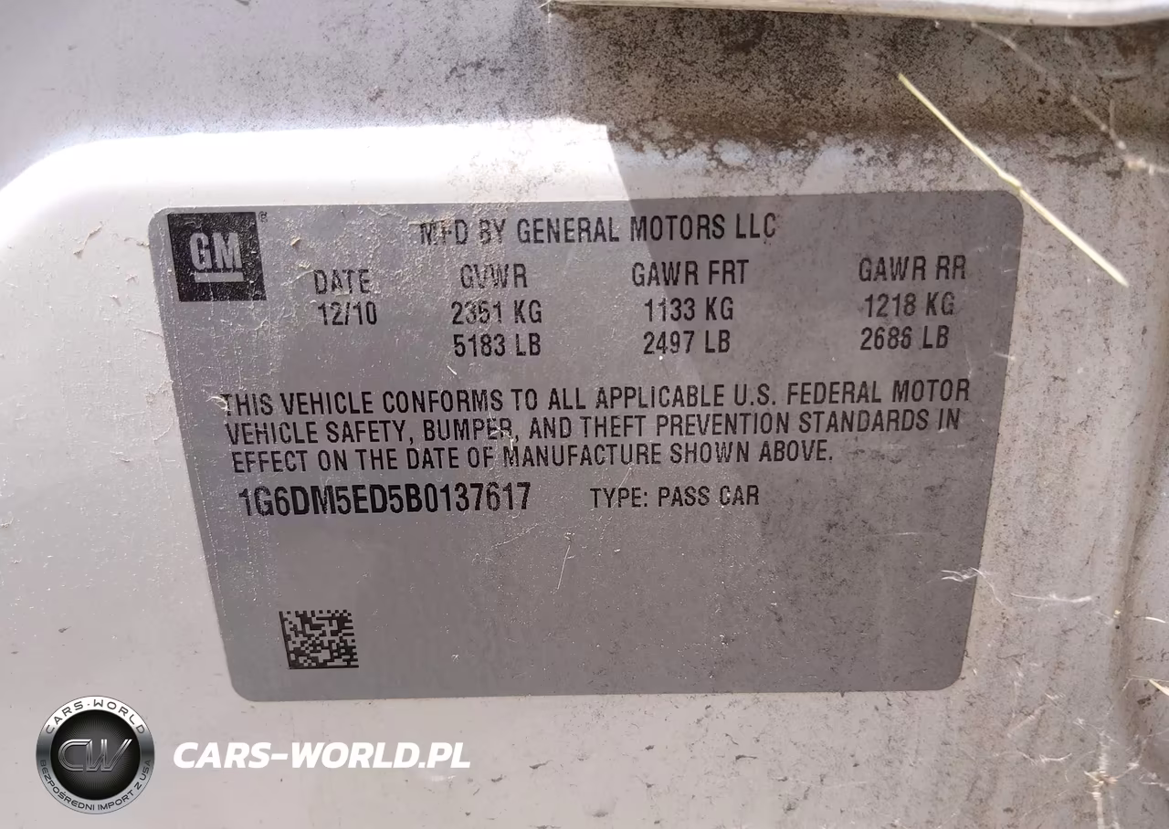 2011 Cadillac Cts Performance VIN:1G6DM5ED5B0137617 - 9