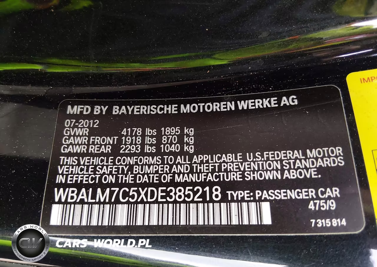 2013 BMW Z4 Sdrive35I VIN:WBALM7C5XDE385218 - 9