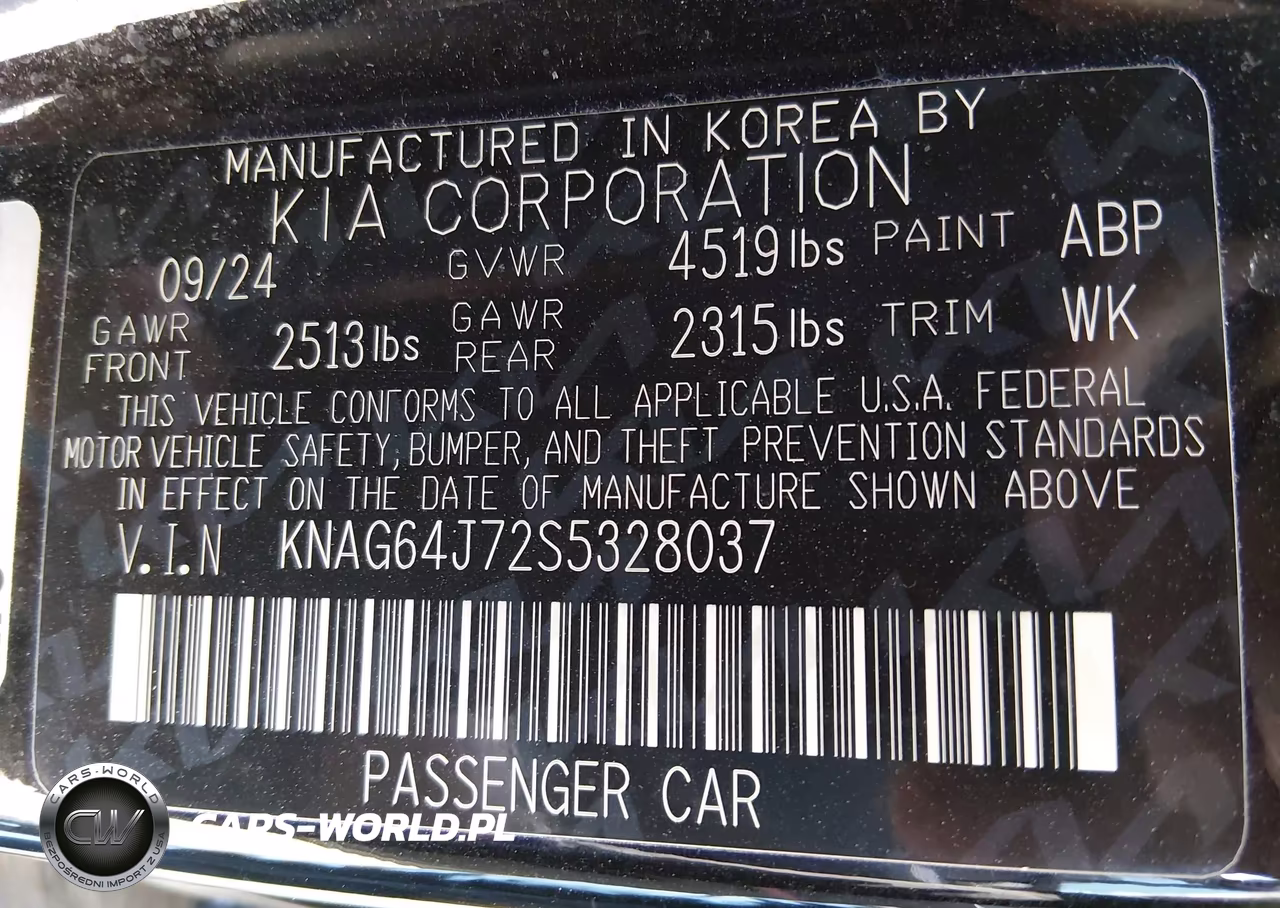 2025 Kia K5 Gt-Line VIN:KNAG64J72S5328037 - 9