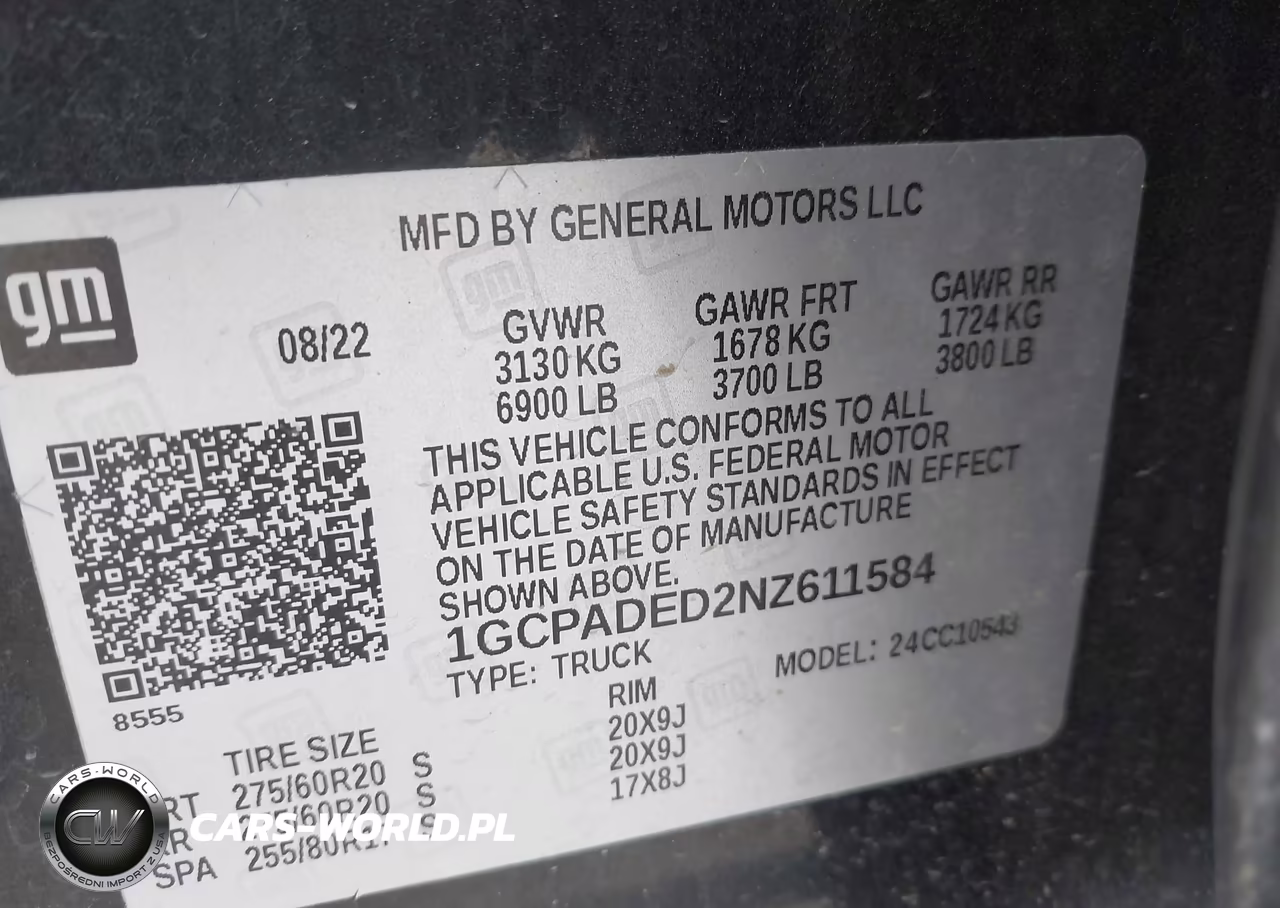 2022 Chevrolet Silverado 1500 2Wd Short Bed Rst VIN:1GCPADED2NZ611584 - 9