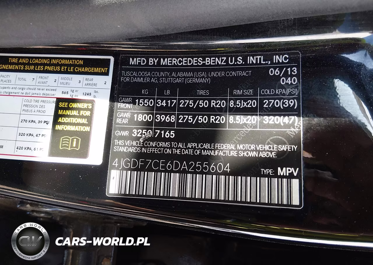 2013 Mercedes-Benz Gl 450 4Matic VIN:4JGDF7CE6DA255604 - 9