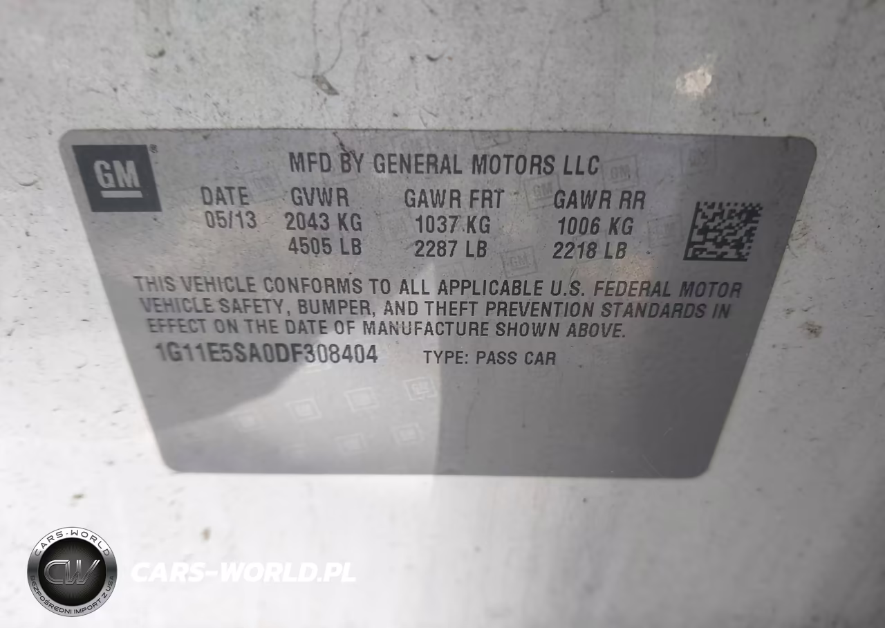2013 Chevrolet Malibu 2Lt VIN:1G11E5SA0DF308404 - 9