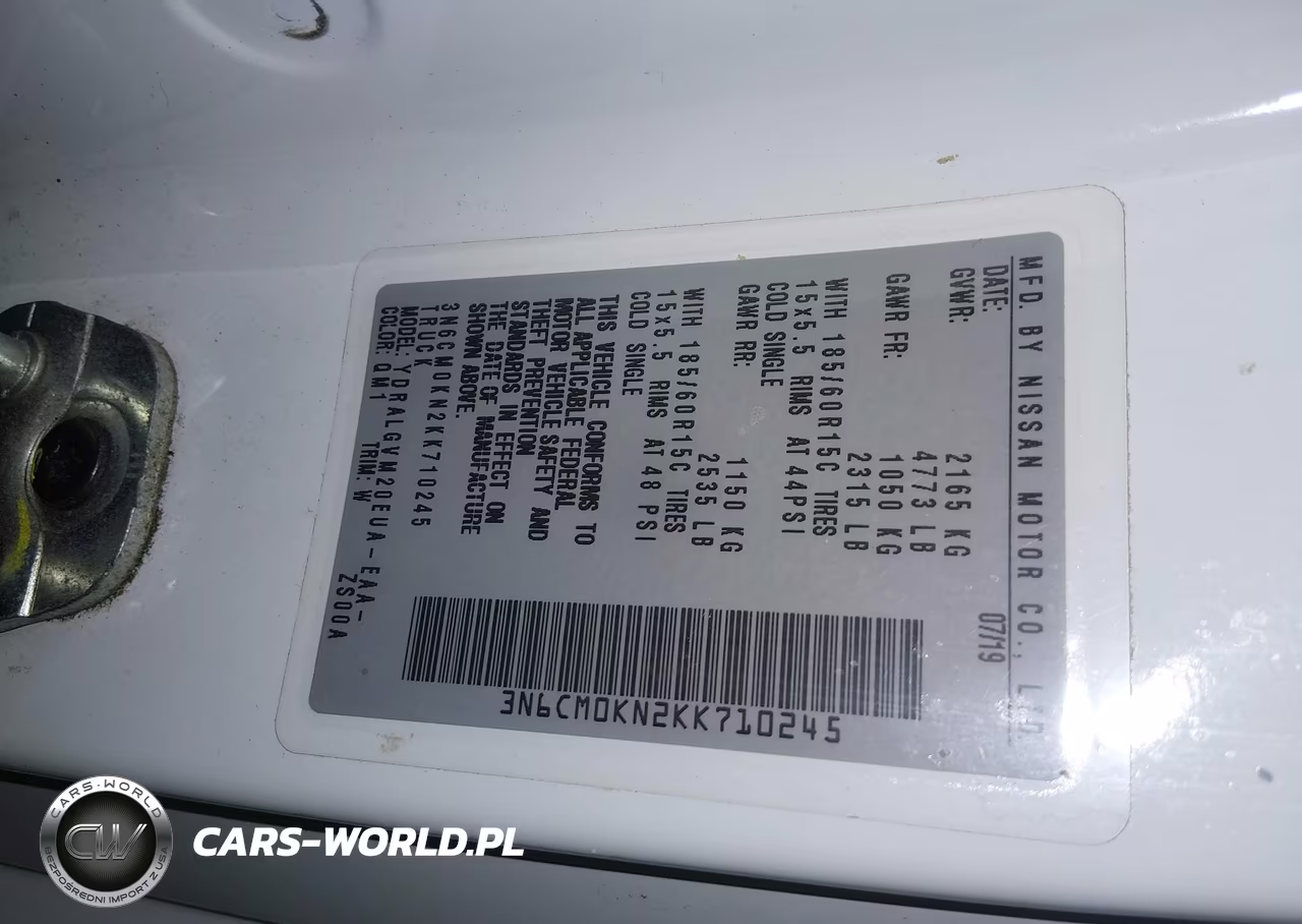 2019 Nissan Nv200 Sv VIN:3N6CM0KN2KK710245 - 9