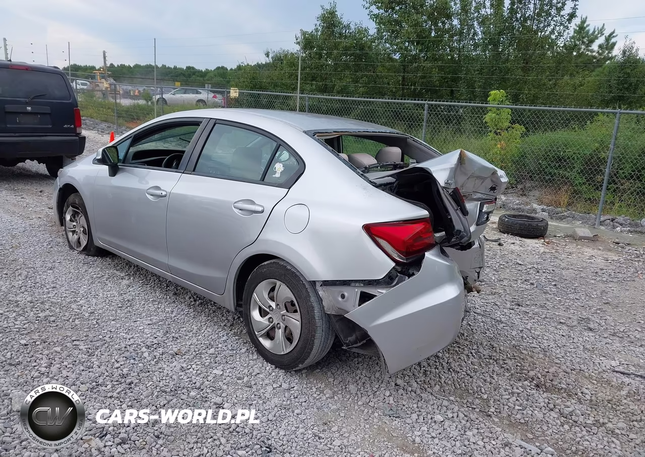 2013 Honda Civic Lx VIN:19XFB2F55DE097566 - 3