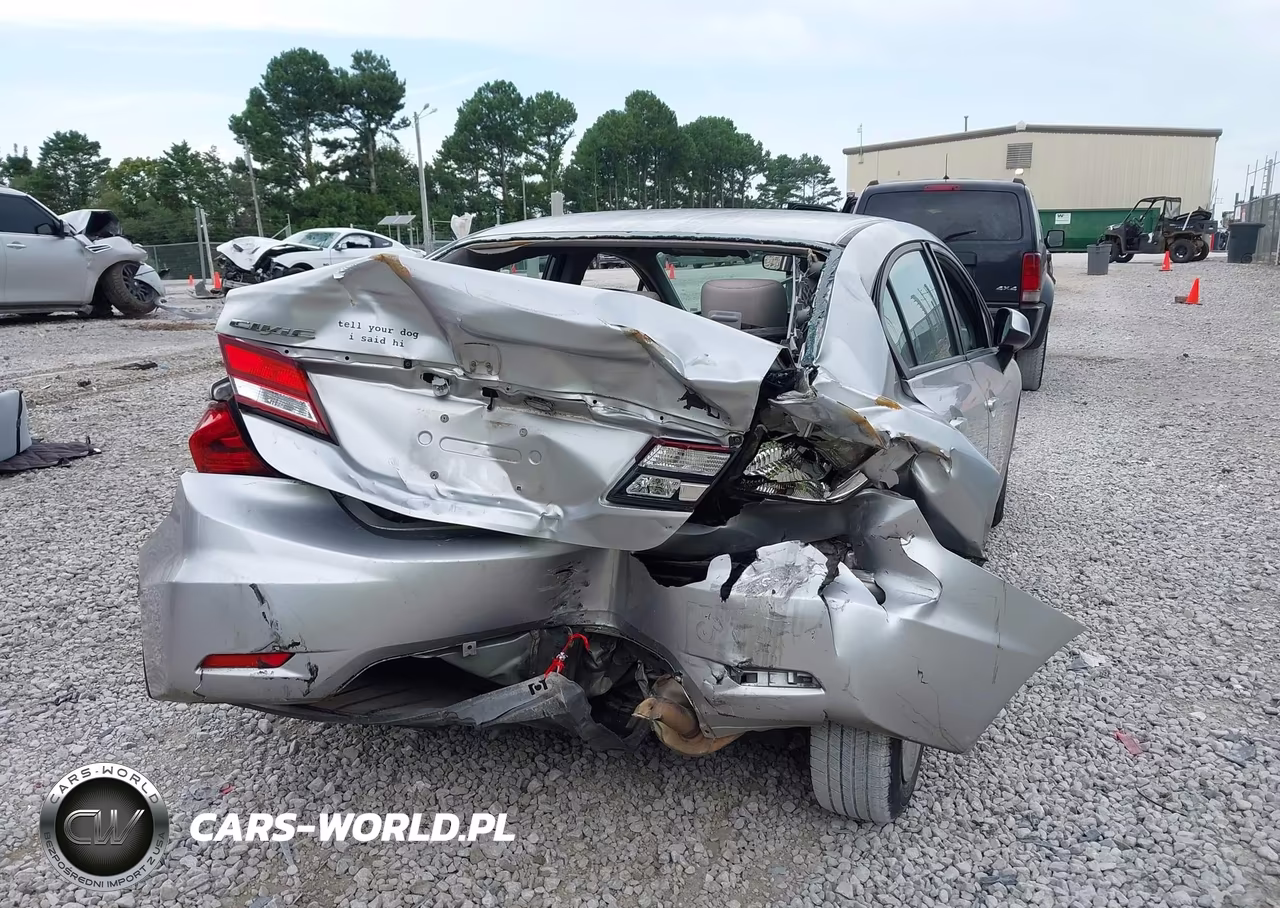 2013 Honda Civic Lx VIN:19XFB2F55DE097566 - 6