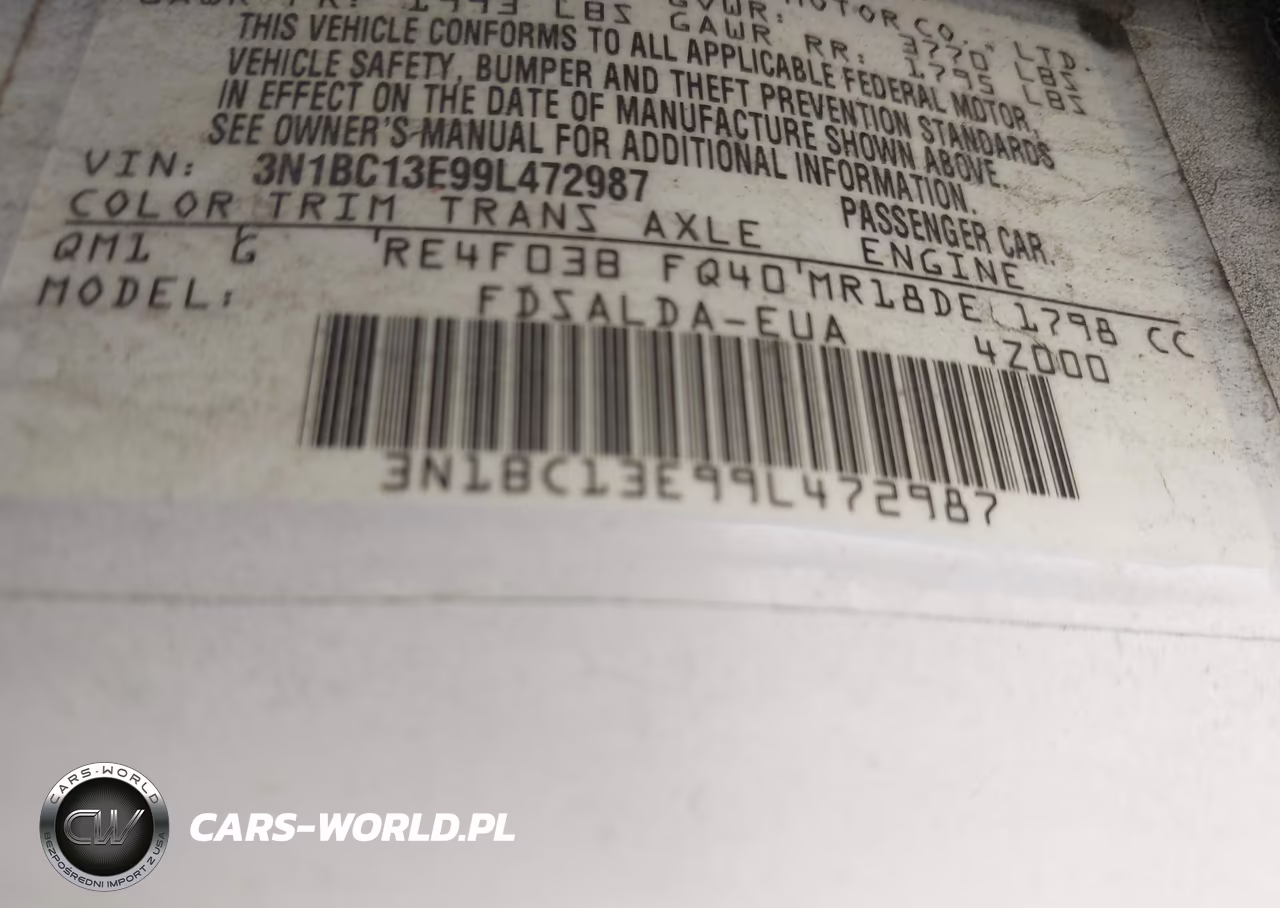 2009 Nissan Versa 1.8S VIN:3N1BC13E99L472987 - 9