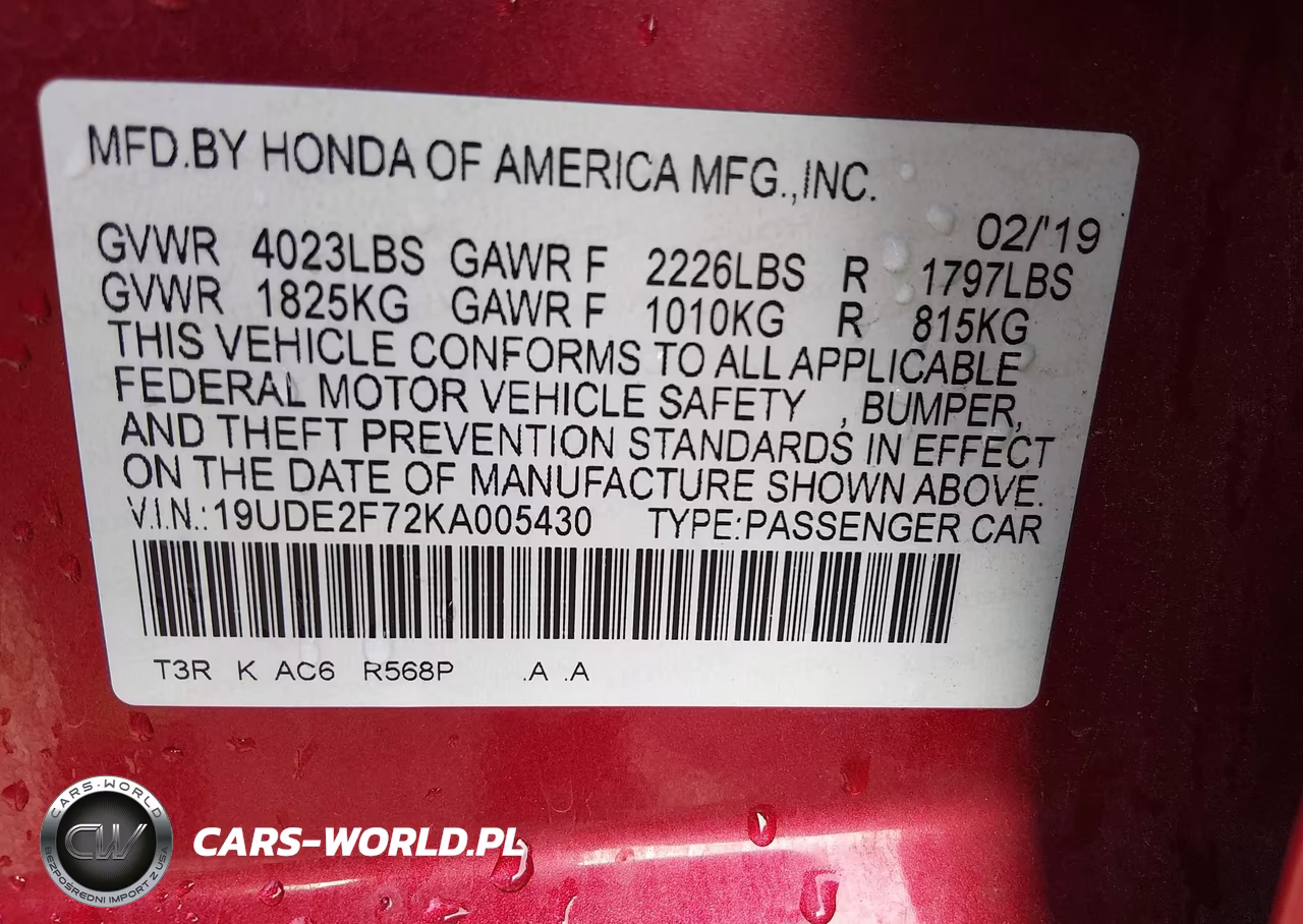 2019 Acura Ilx Premium Package-Technology Package VIN:19UDE2F72KA005430 - 9