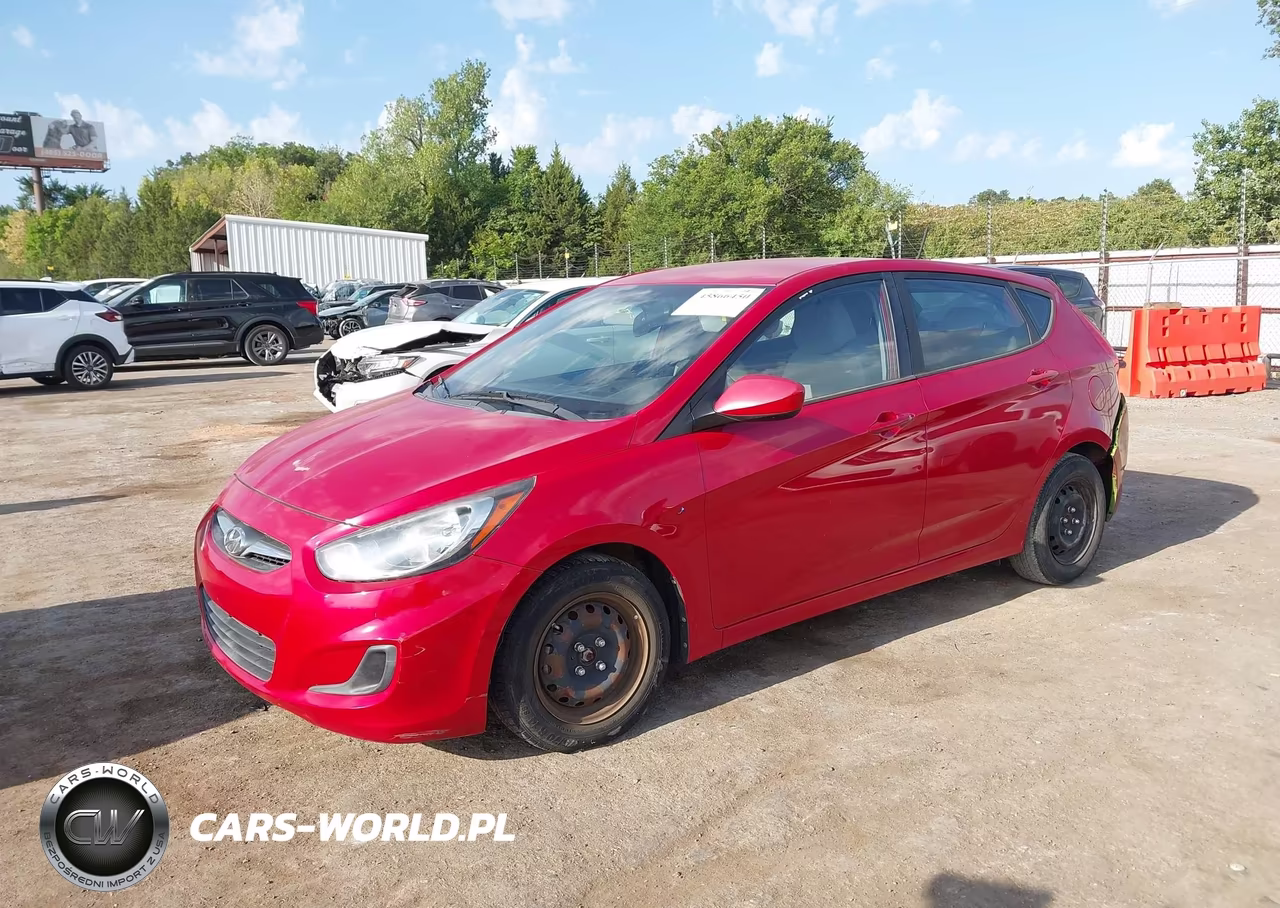2012 Hyundai Accent Gs VIN:KMHCT5AE8CU058507 - 2