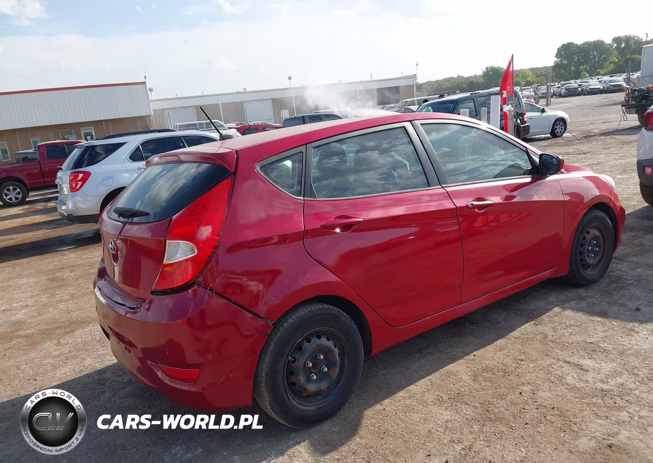 2012 Hyundai Accent Gs VIN:KMHCT5AE8CU058507 - 4