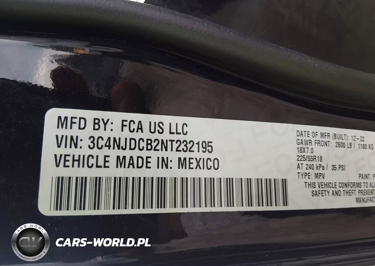 2022 Jeep Compass Limited 4X4 VIN:3C4NJDCB2NT232195 - 9
