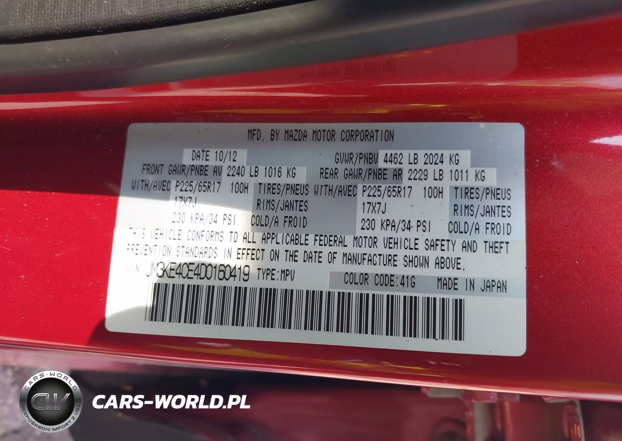 2013 Mazda Cx-5 Touring VIN:JM3KE4CE4D0160419 - 9