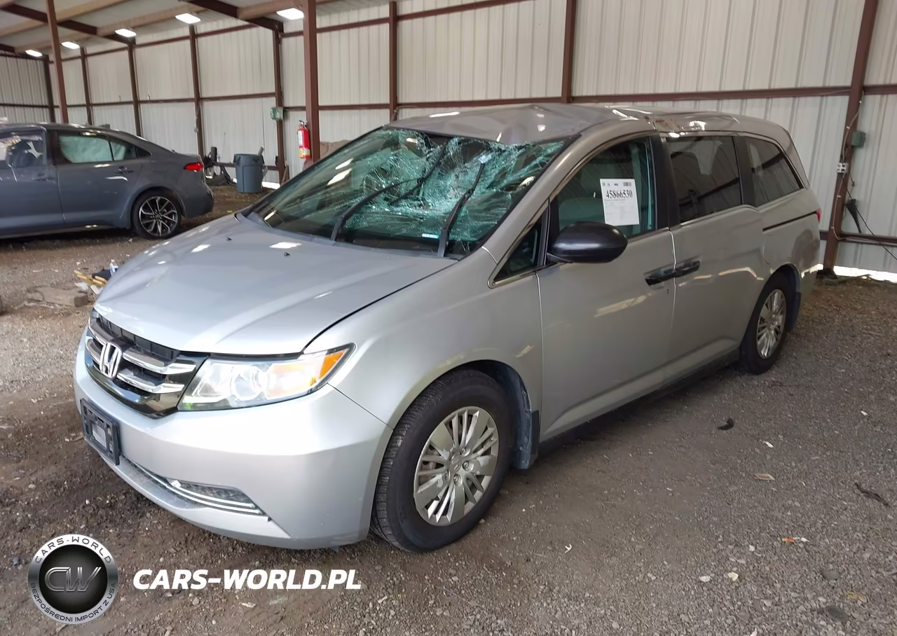 2014 Honda Odyssey Lx VIN:5FNRL5H21EB077177 - 2