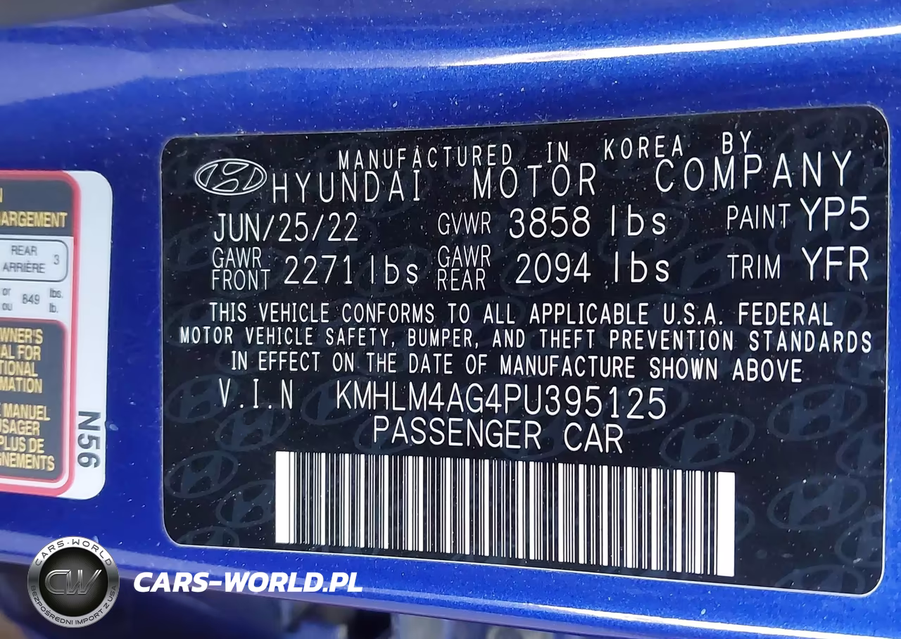 2023 Hyundai Elantra Sel VIN:KMHLM4AG4PU395125 - 9