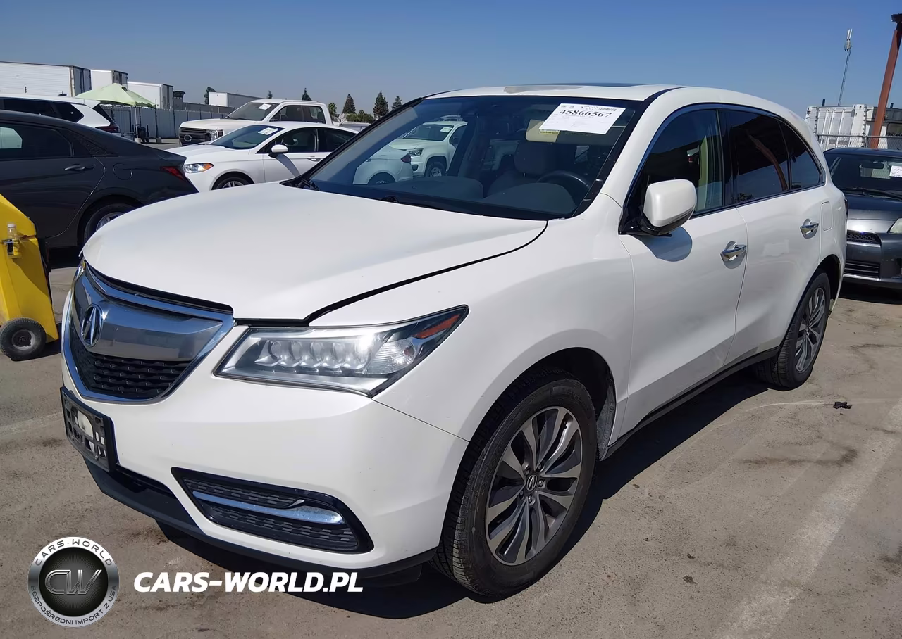 2015 Acura Mdx Technology Package VIN:5FRYD3H45FB001007 - 2