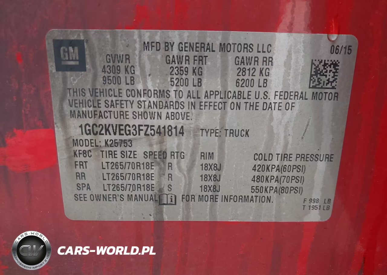 2015 Chevrolet Silverado 2500Hd Built After Aug 14 Lt VIN:1GC2KVEG3FZ541814 - 9