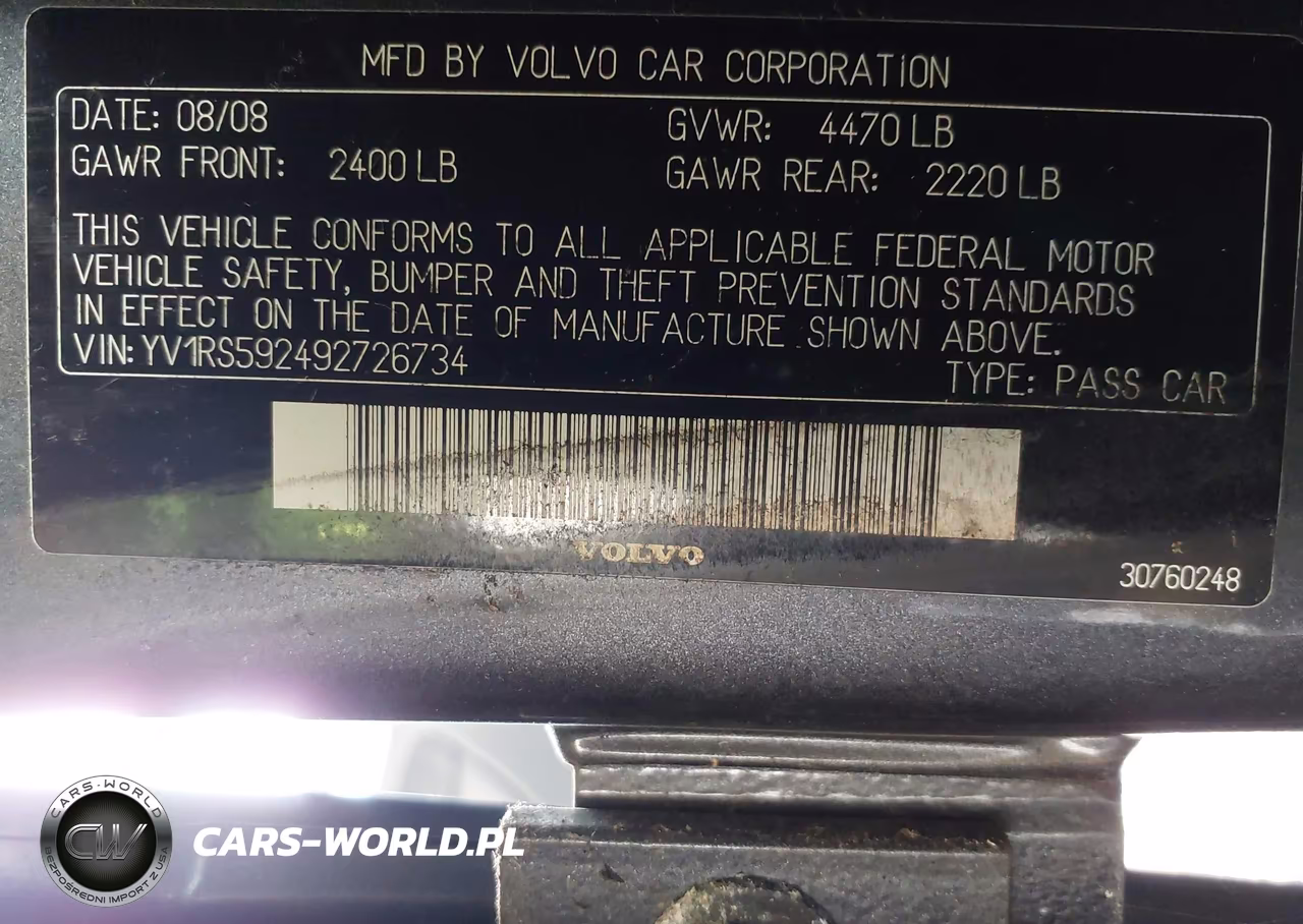 2009 Volvo S60 2.5T-2.5T Special Edition VIN:YV1RS592492726734 - 9