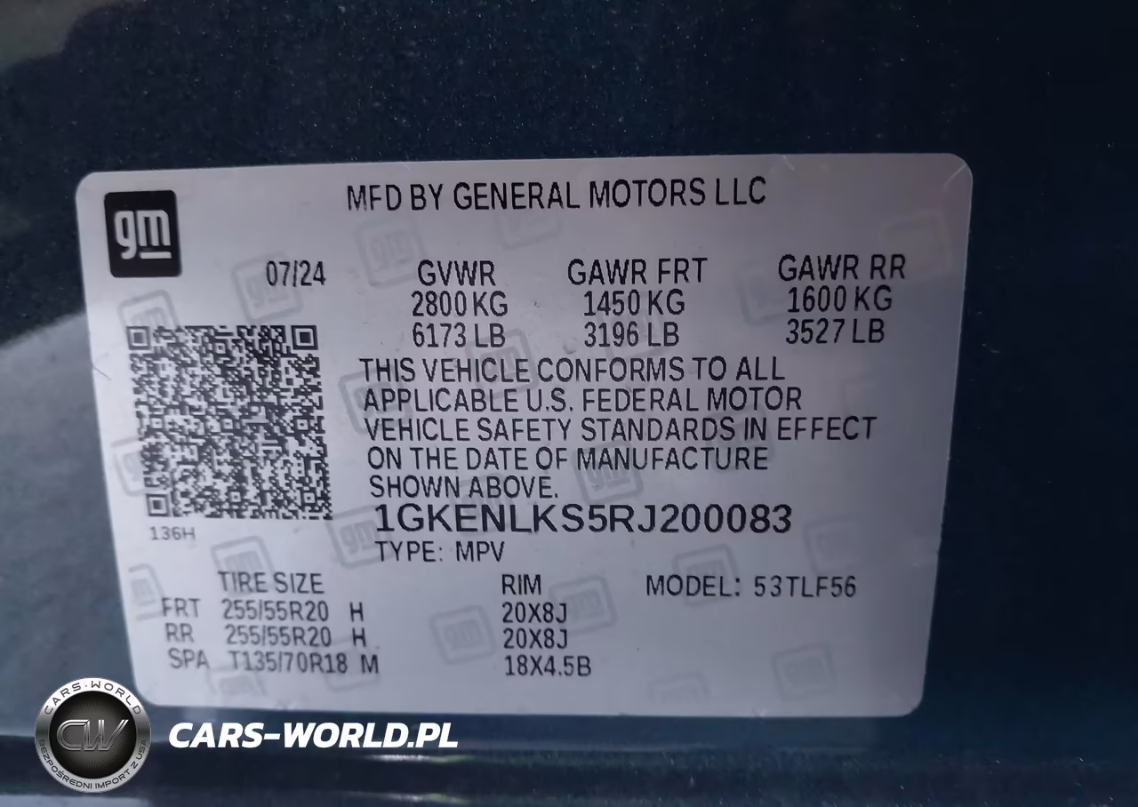 2024 GMC Acadia Fwd Denali VIN:1GKENLKS5RJ200083 - 9