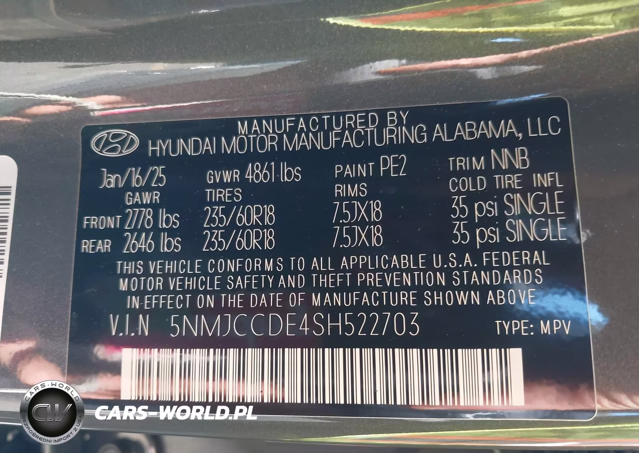 2025 Hyundai Tucson Sel Convenience VIN:5NMJCCDE4SH522703 - 9