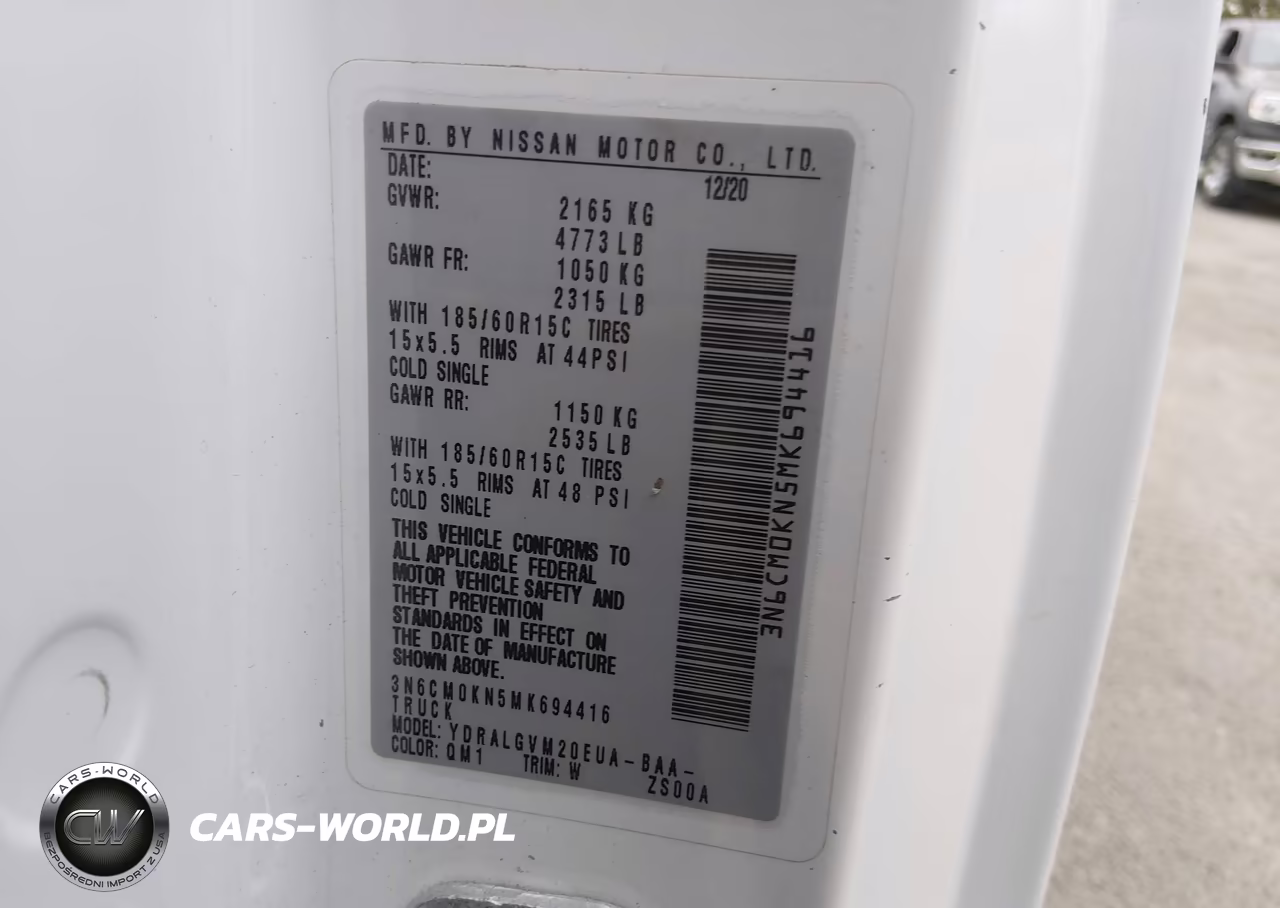 2021 Nissan Nv200 Cargo Sv Xtronic Cvt VIN:3N6CM0KN5MK694416 - 9