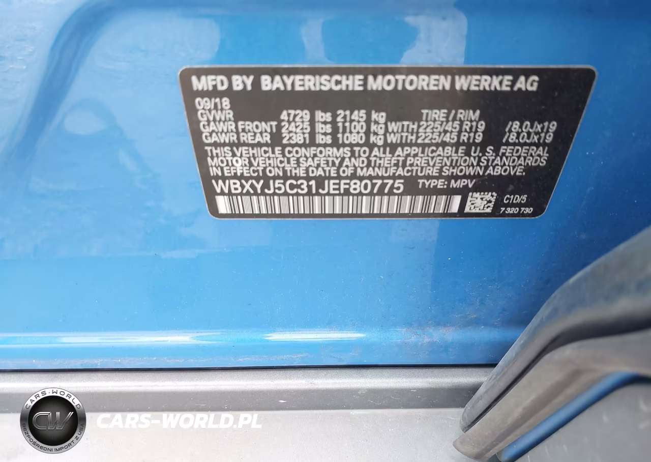 2018 BMW X2 xDrive28I VIN:WBXYJ5C31JEF80775 - 9