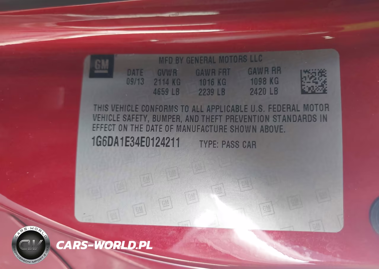2014 Cadillac Cts Standard VIN:1G6DA1E34E0124211 - 9