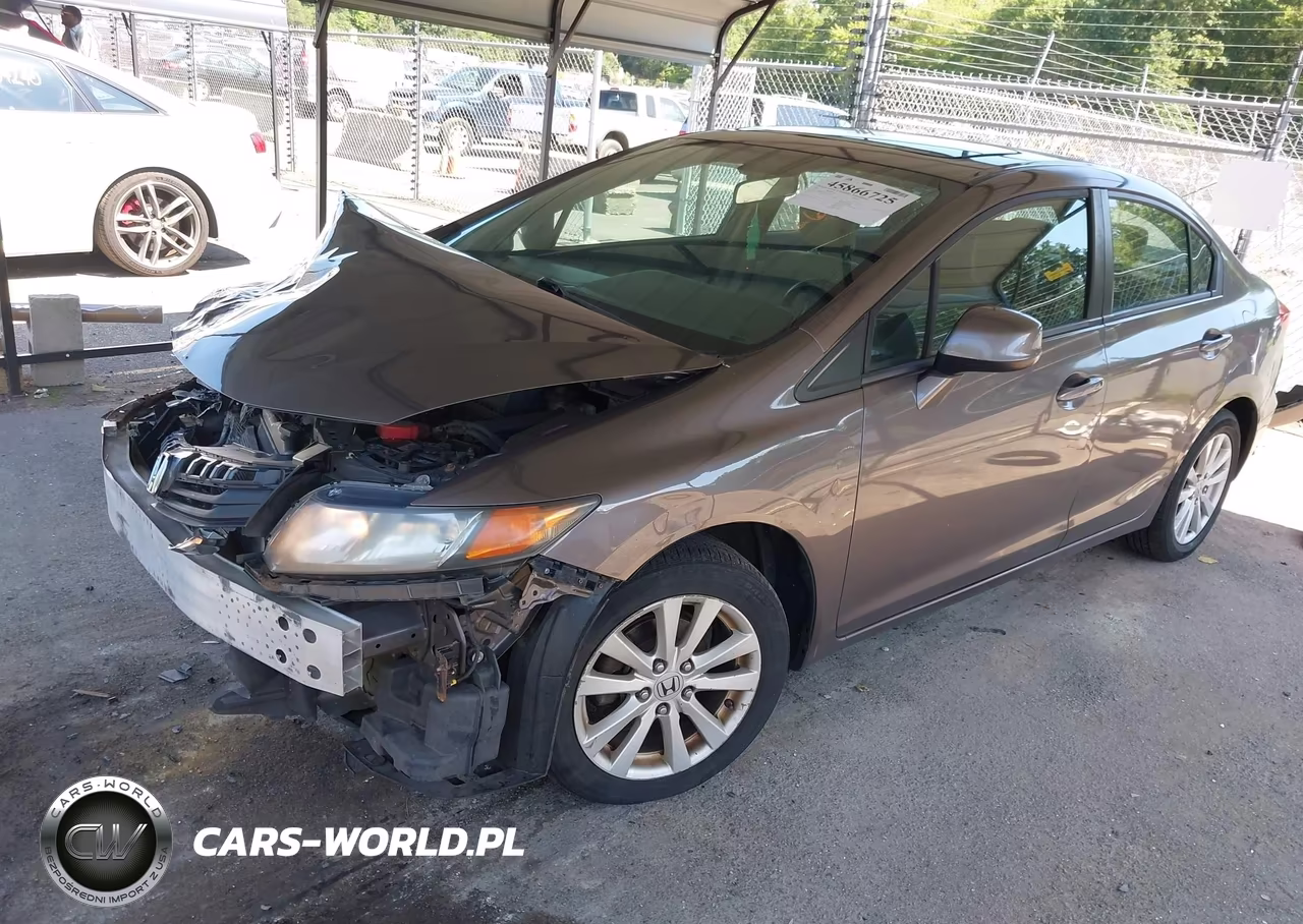 2012 Honda Civic Ex VIN:2HGFB2F87CH514782 - 2