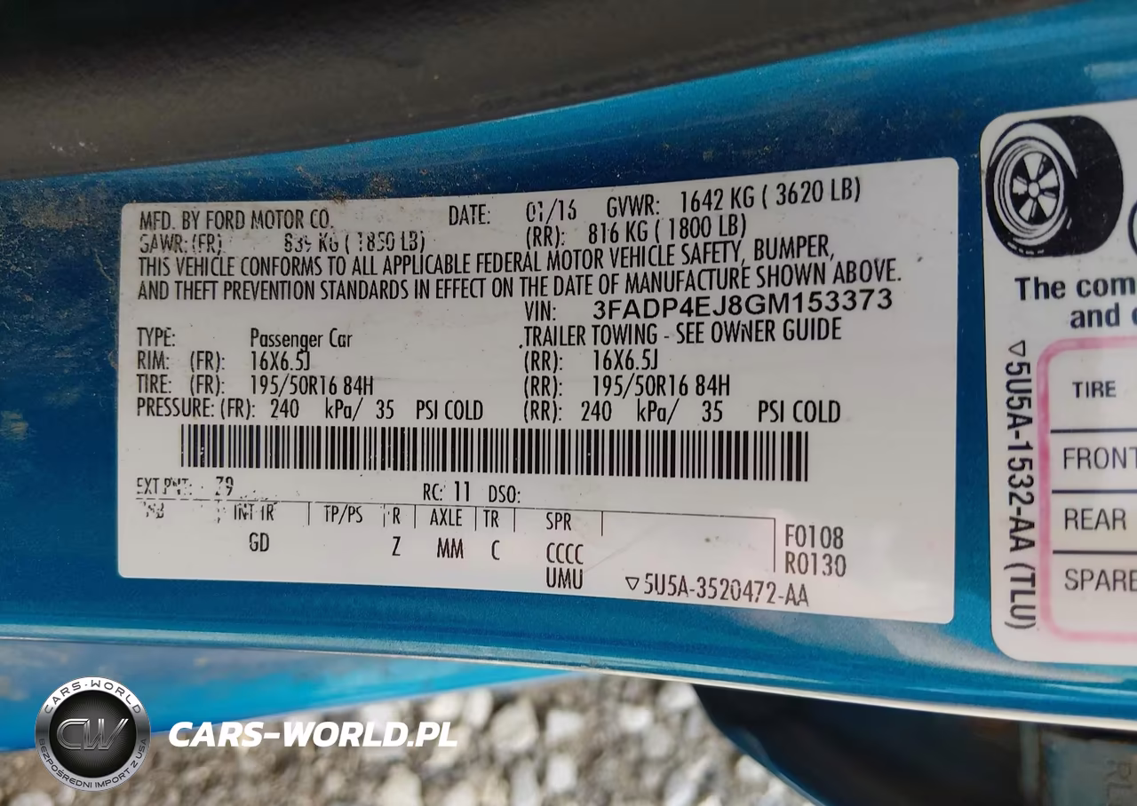 2016 Ford Fiesta Se VIN:3FADP4EJ8GM153373 - 9