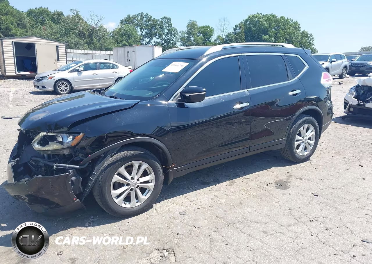 2015 Nissan Rogue Sv VIN:5N1AT2MT5FC923637 - 2