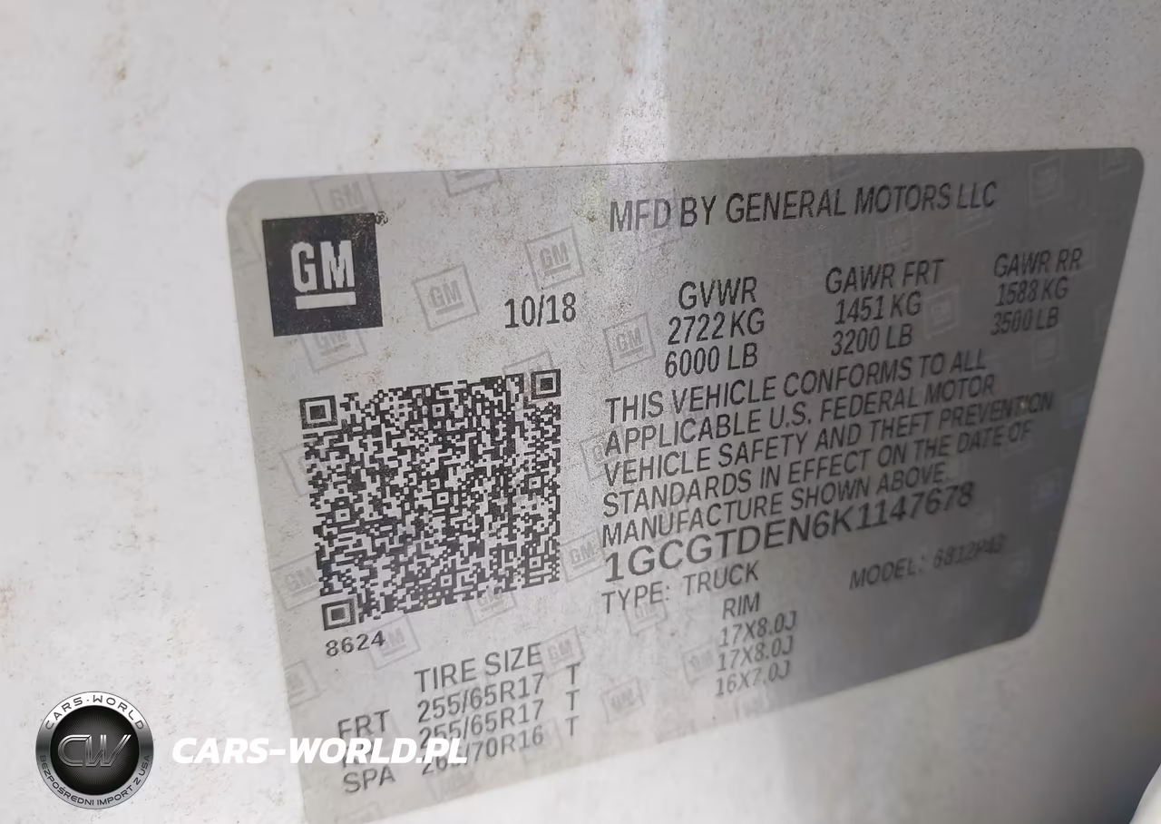 2019 Chevrolet Colorado Z71 VIN:1GCGTDEN6K1147678 - 9