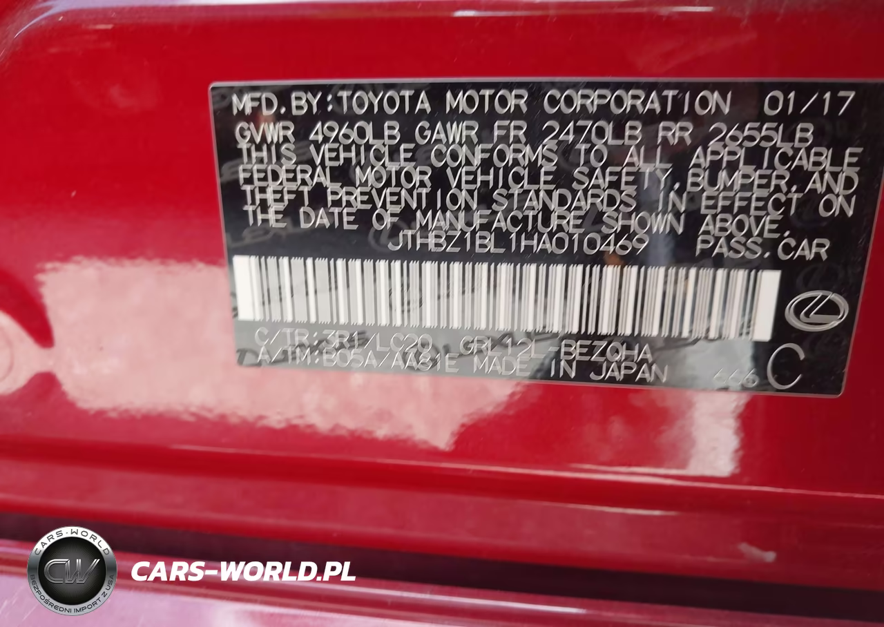2017 Lexus Gs 350 VIN:JTHBZ1BL1HA010469 - 12