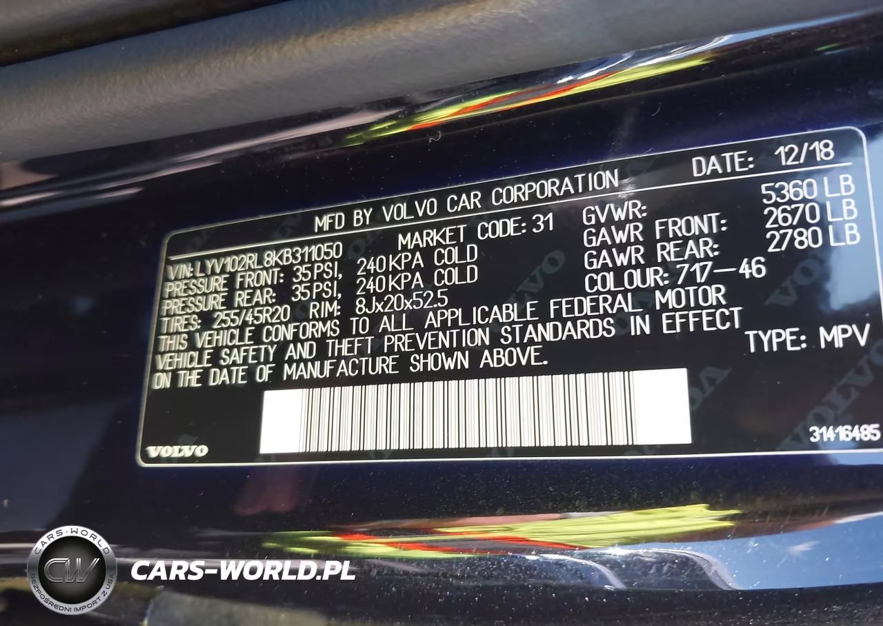 2019 Volvo Xc60 T5 Inscription VIN:LYV102RL8KB311050 - 9
