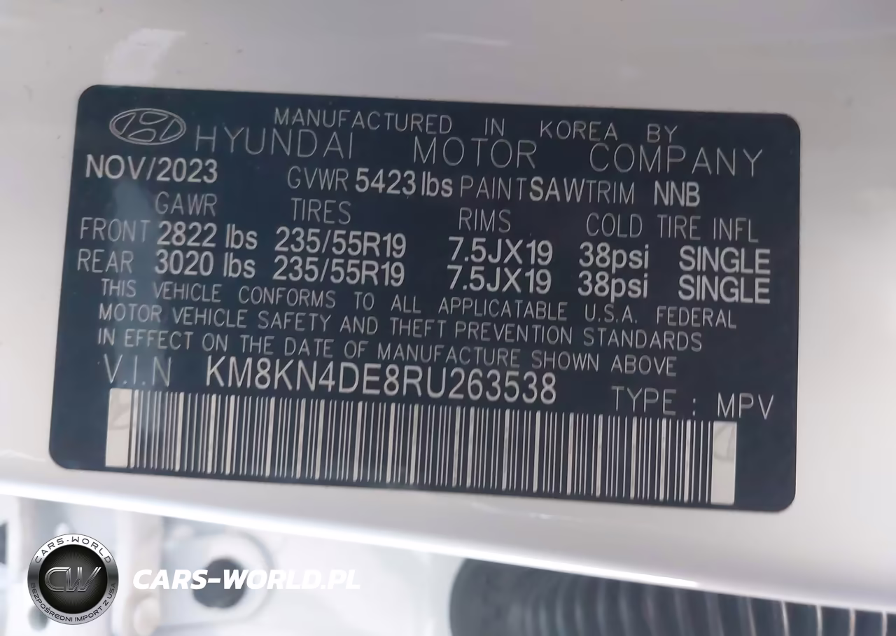 2024 Hyundai Ioniq 5 Sel VIN:KM8KN4DE8RU263538 - 9