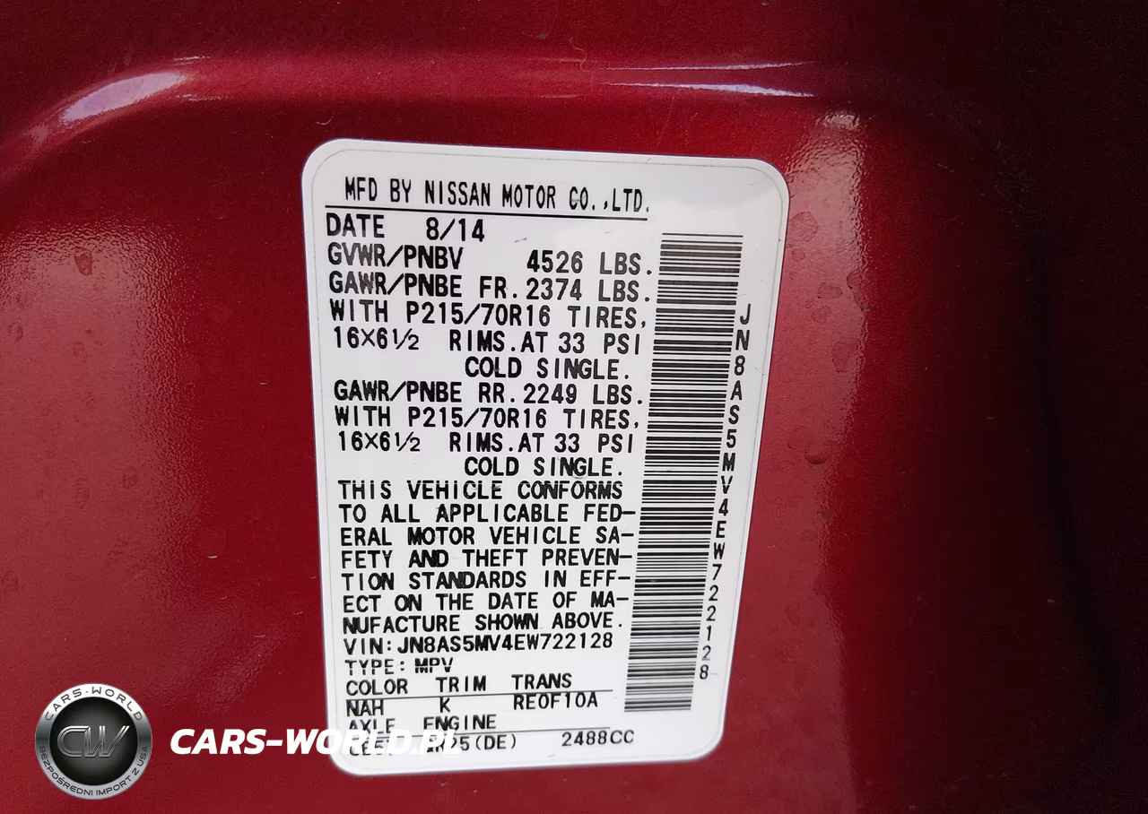 2014 Nissan Rogue Select S VIN:JN8AS5MV4EW722128 - 9