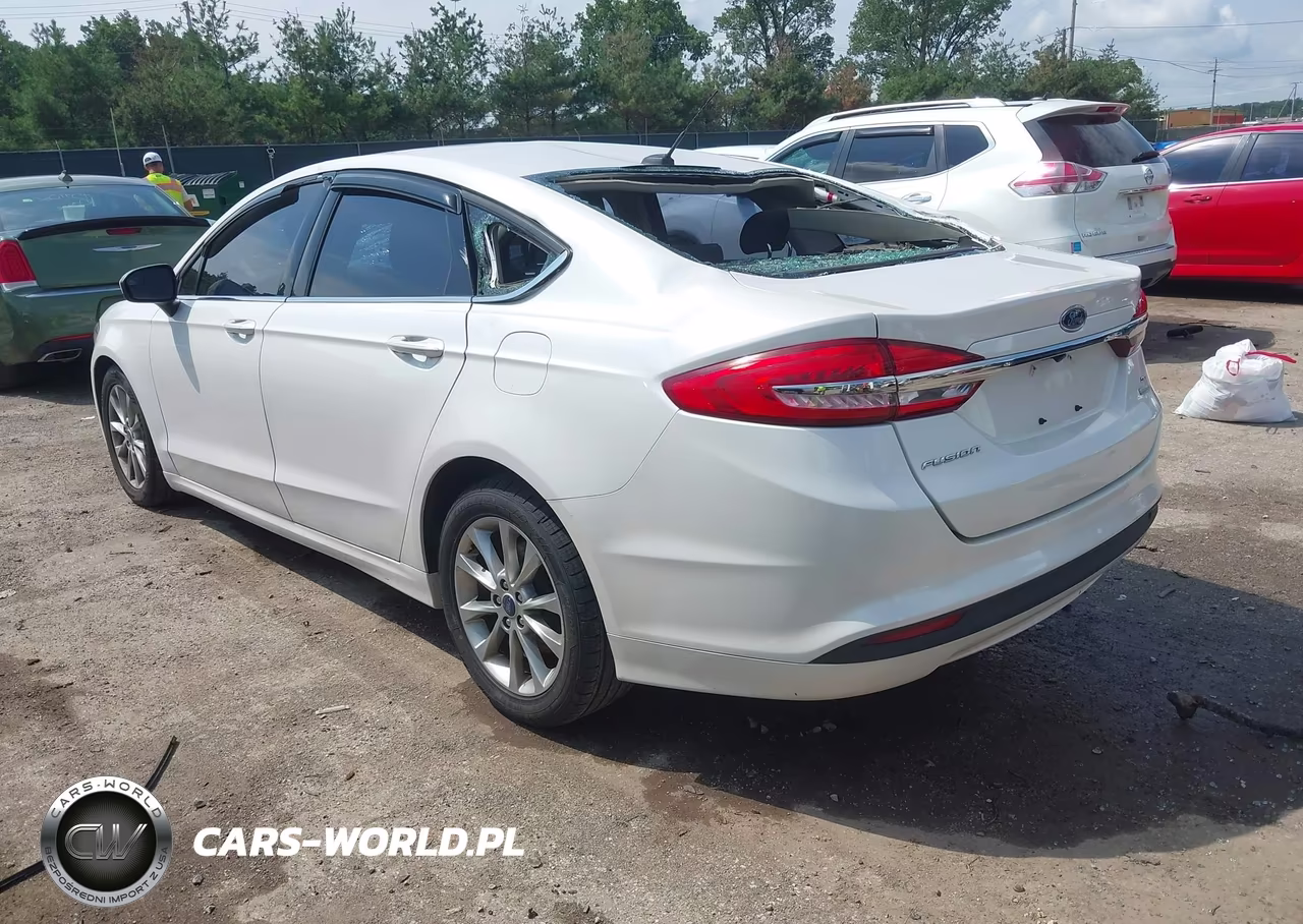 2017 Ford Fusion Se VIN:3FA6P0HD7HR128721 - 3