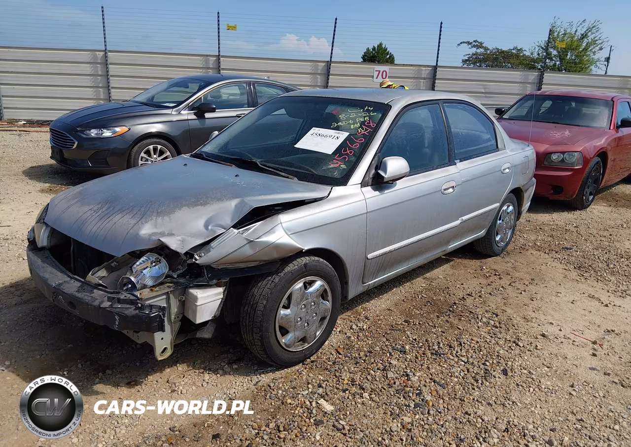 2002 Kia Spectra Ls VIN:KNAFB121725173890 - 2