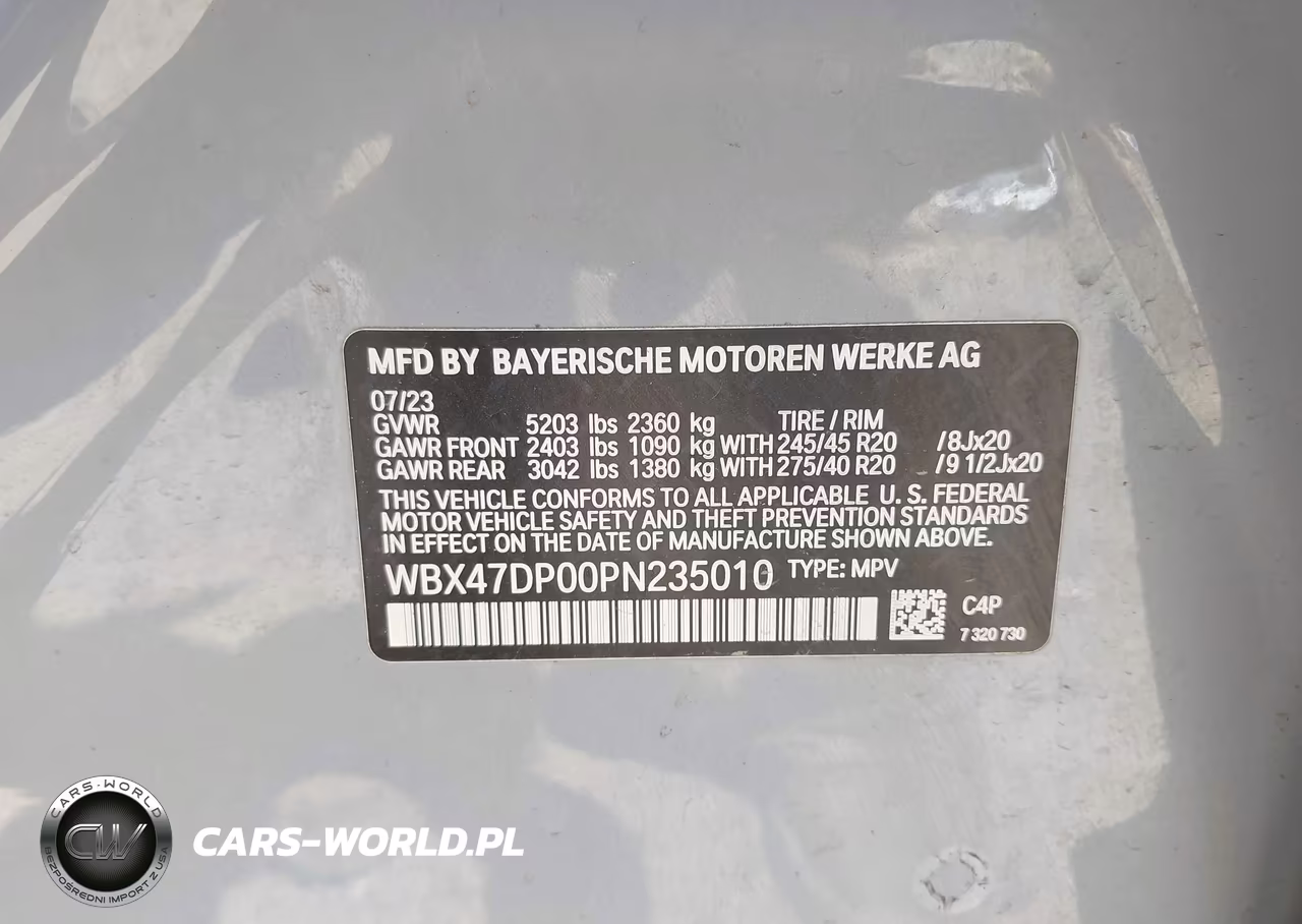 2023 BMW X3 Sdrive30I VIN:WBX47DP00PN235010 - 9