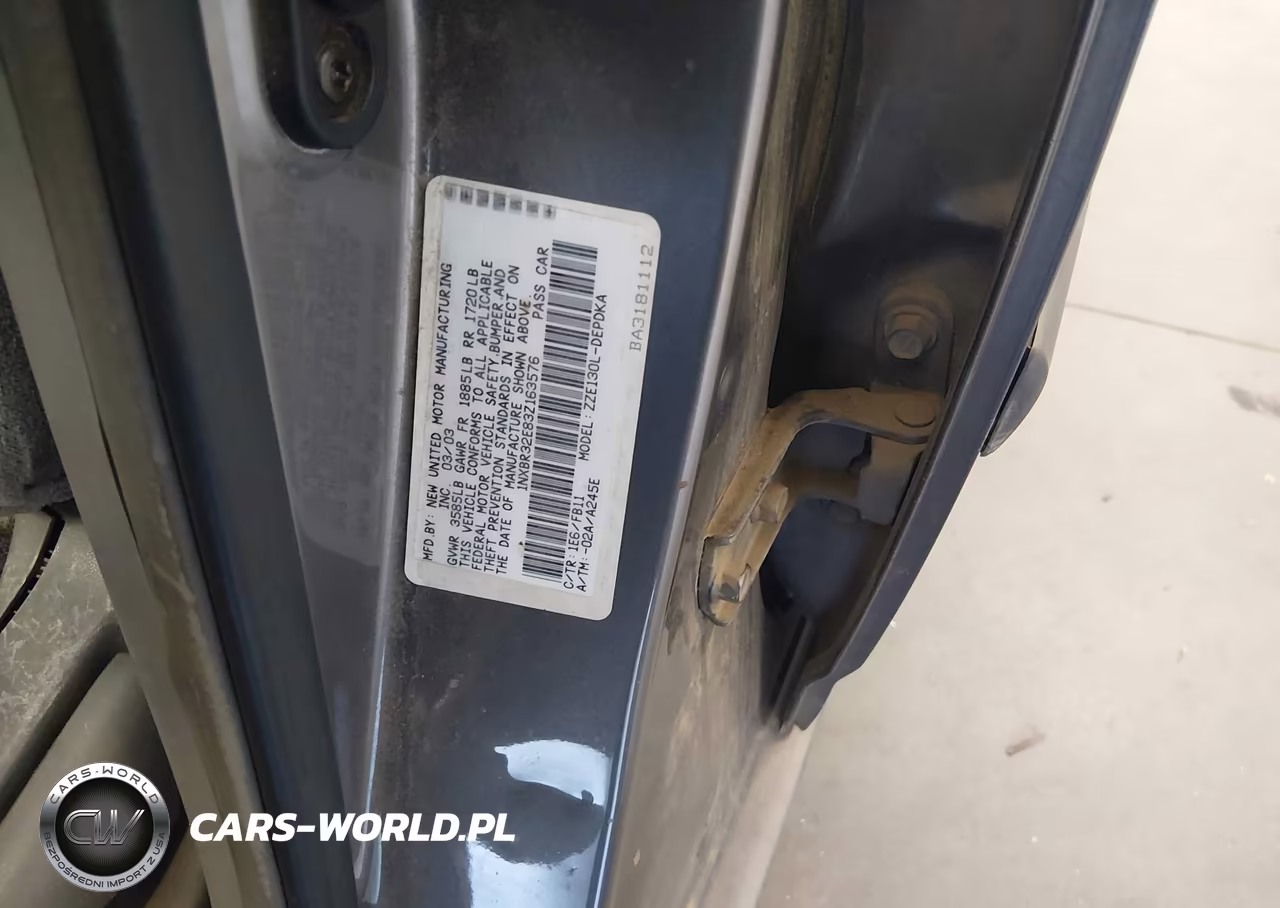 2003 Toyota Corolla Ce VIN:1NXBR32E83Z163576 - 9