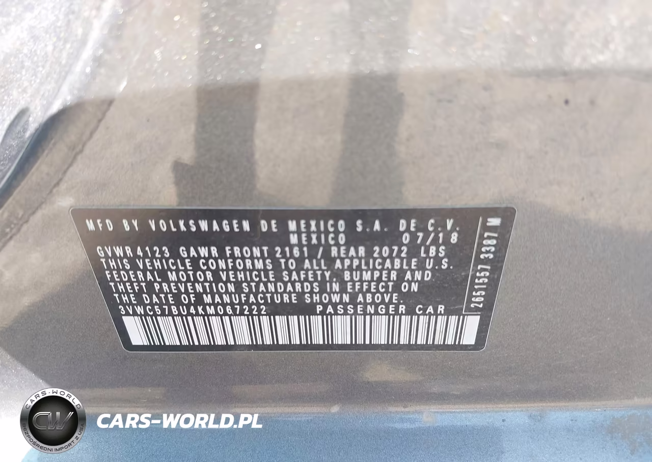 2019 Volkswagen Jetta 1.4T R-Line-1.4T S-1.4T Se VIN:3VWC57BU4KM067222 - 9